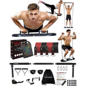 Push Up Board Fitness, Portable Foldable 20 in 1 Push Up Bar at Home Gym, Pushup